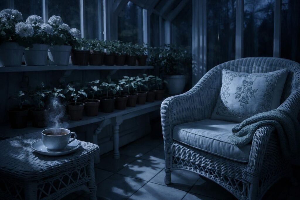Creepy conservatory English village murder and folk horror blood in the hedgerows short story collection